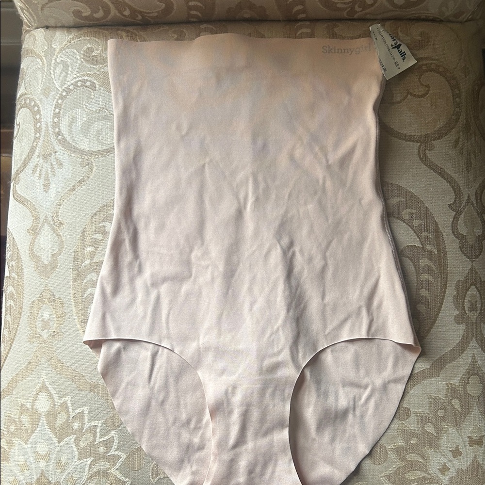 Skinnygirl Seamless High-Waist Shaper in NUDE color.